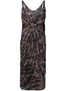 Raquel Allegra Fitted Silhouette Day Dress - Brown
