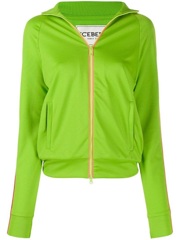 Iceberg Logo Zip Sweater - Green