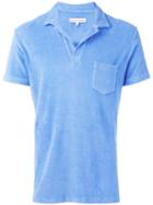 Orlebar Brown - Patch Pocket Polo Shirt - Men - Cotton - Xl, Blue, Cotton