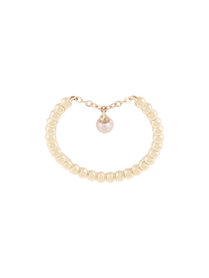 Karen Walker Vermeer Pearl Ring - Gold