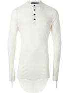 Cedric Jacquemyn Henley Polo, Men's, Size: 46, Nude/neutrals, Cotton/linen/flax