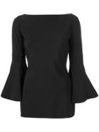Chiara Boni La Petite Robe Beyonce Three Quarter Sleeve Blouse - Black