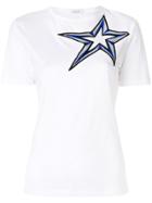 Mugler Embroidered Star T-shirt - White