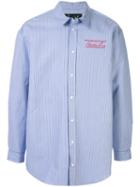 Martine Rose Embroidered Logo Shirt - Purple