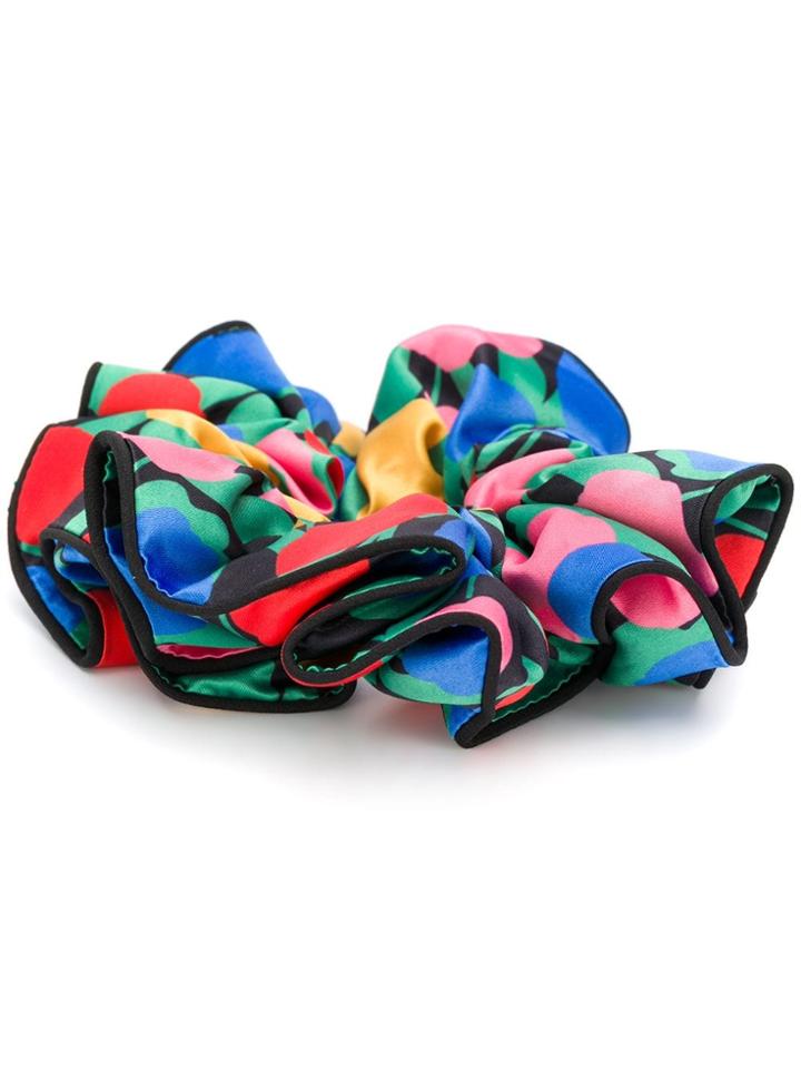 Rixo Printed Scrunchie - Green