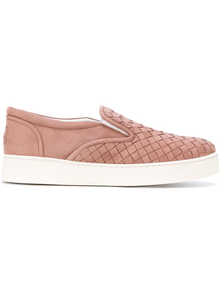 Bottega Veneta Woven Slip-on Shoes - Nude & Neutrals