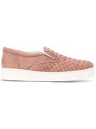 Bottega Veneta Woven Slip-on Shoes - Nude & Neutrals