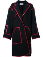 Wanda Nylon - 'renata' Coat - Women - Virgin Wool - 40, Black, Virgin Wool