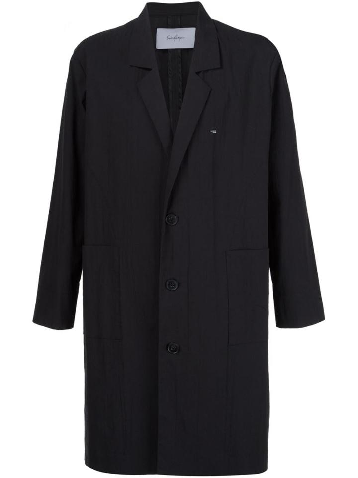 Second/layer Back Logo Print Coat