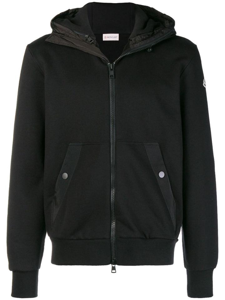 Moncler Zip Hoodie - Black