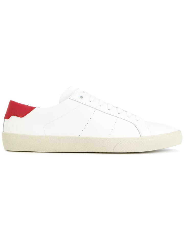 Saint Laurent Sl/06 Classic Court Low Top Sneakers - White