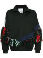 Yoshiokubo Fringed Track Jacket - Brown