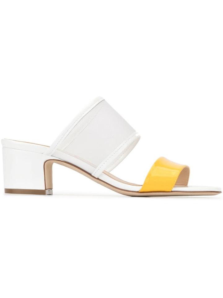 Fabio Rusconi Heeled Slip-on Sandals - White