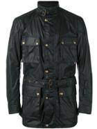 Belstaff Belted 'racemaster' Jacket, Men's, Size: 48, Black, Cotton/polyester