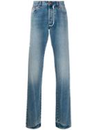 Heron Preston Regular Five Pocket Design Jeans - Blue