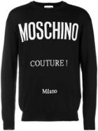 Moschino Moschino Couture Print Jumper - Black