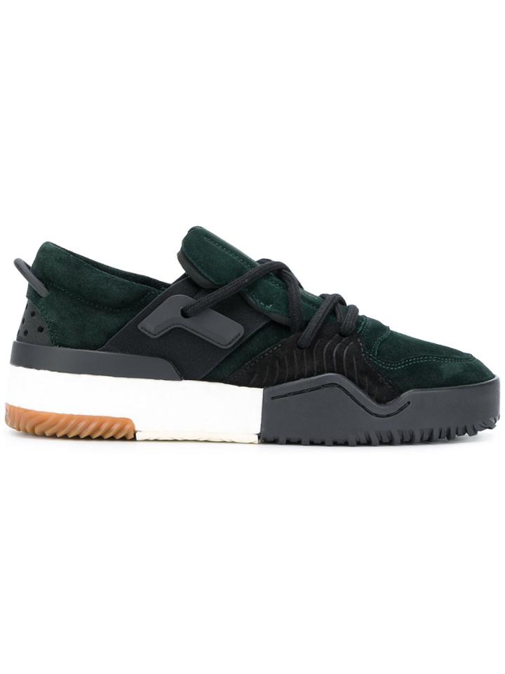 Adidas Originals By Alexander Wang Low Top Basketball Sneakers - Green