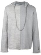Golden Goose Deluxe Brand - Two-tone Hoodie - Men - Cotton - M, Grey, Cotton
