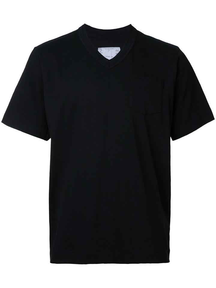 Sacai - Boxy T-shirt - Men - Cotton - I, Black, Cotton
