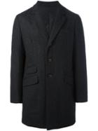 Aspesi Padded Button Coat, Men's, Size: Xl, Grey, Polyamide/polyester/wool