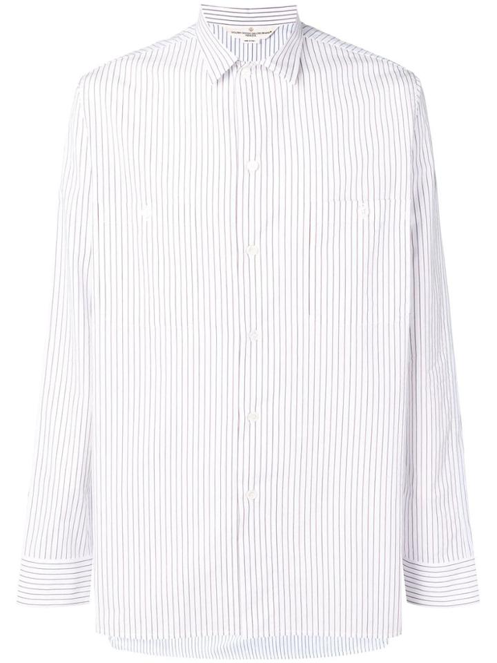 Golden Goose Deluxe Brand Striped Formal Shirt - White