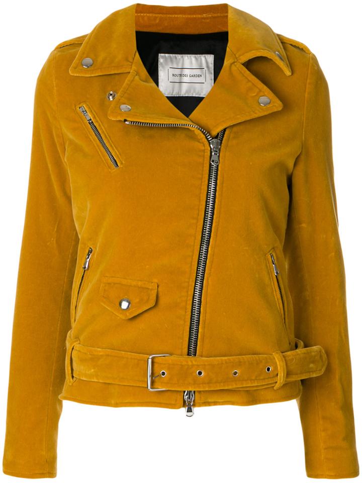 Route Des Garden Biker Jacket - Yellow & Orange