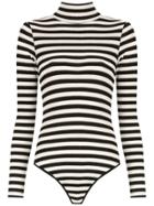 Nk Striped High Neck Bodysuit - Multicolour