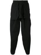 Julius Layered Trousers - Black