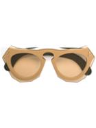 Fendi Eyewear - Cat Eye Sunglasses - Women - Acetate - One Size, Green, Acetate