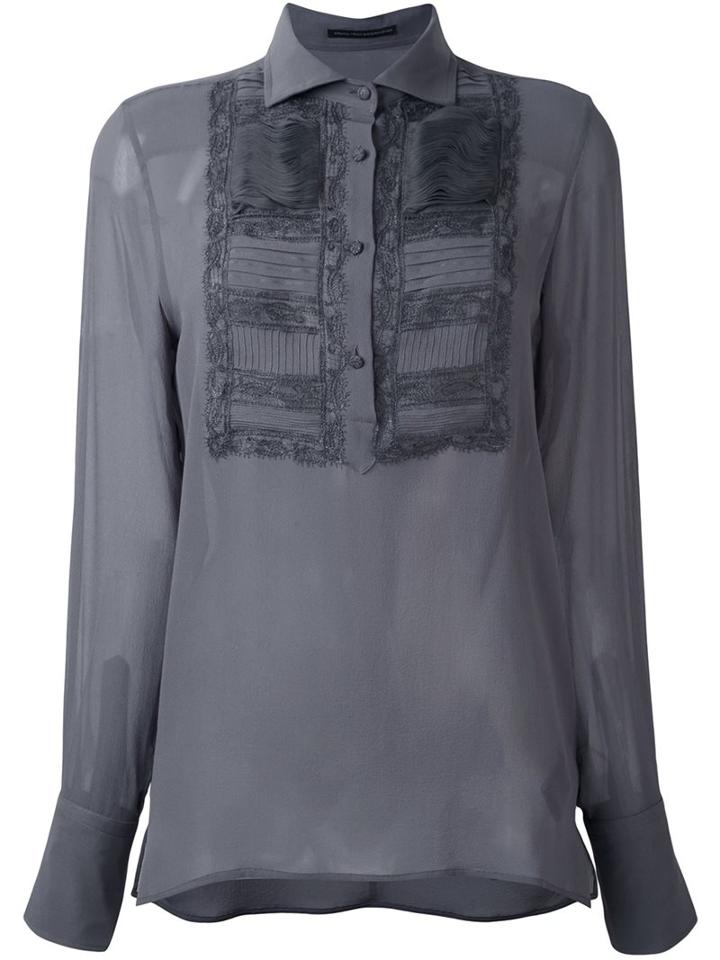 Ermanno Scervino Embroidered Front Blouse