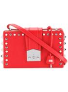 Salar Lou Ring Bag, Women's, Red, Leather