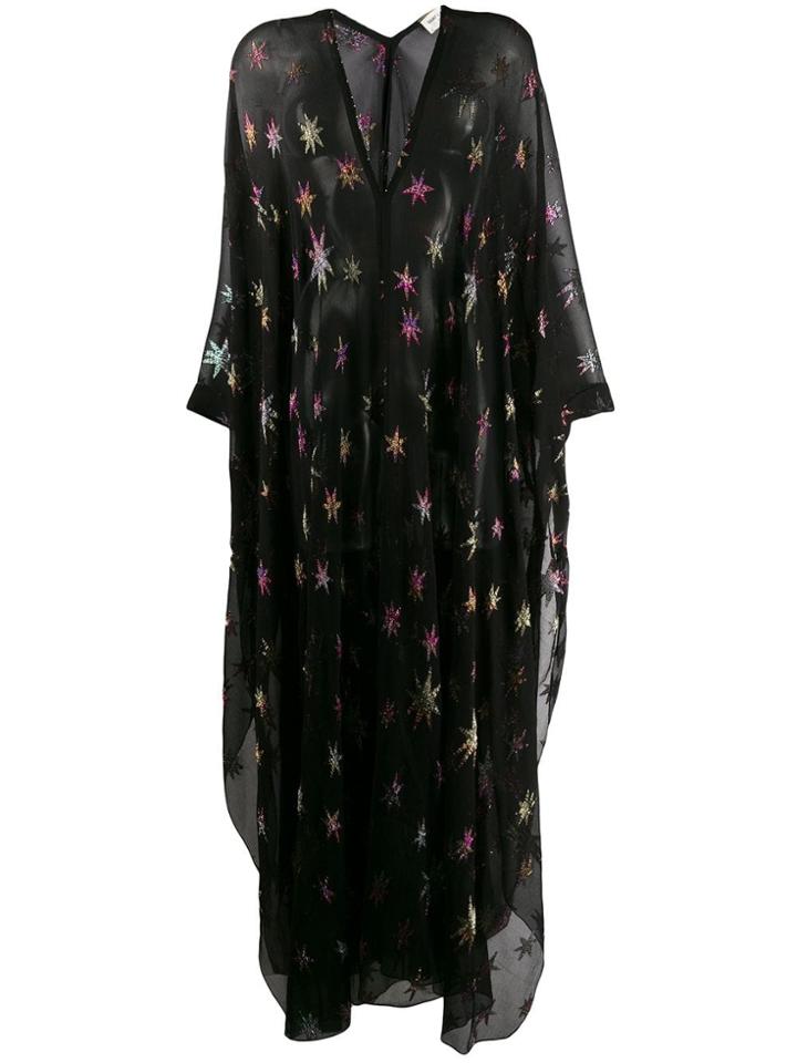 Saint Laurent Stars Kaftan - Black