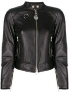 Diesel Leather Biker Jacket - Black