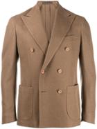Bagnoli Sartoria Napoli Classic Fitted Blazer - Brown