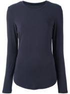Les Copains Longsleeved T-shirt, Women's, Size: 44, Blue, Spandex/elastane/modal