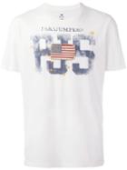 Parajumpers Flag Patch T-shirt, Men's, Size: Medium, White, Cotton