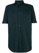 Alexander Mcqueen Contrast Side Panel Shirt - Black