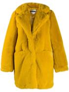 Apparis Sophie Faux Fur Coat - Yellow