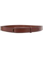 Orciani Bull No Buckle Belt - Brown