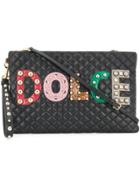 Dolce & Gabbana Quilted Logo Clutch - Black