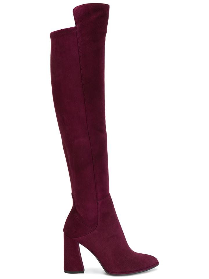 Stuart Weitzman Allhyped Over-the-knee Boots - Pink & Purple