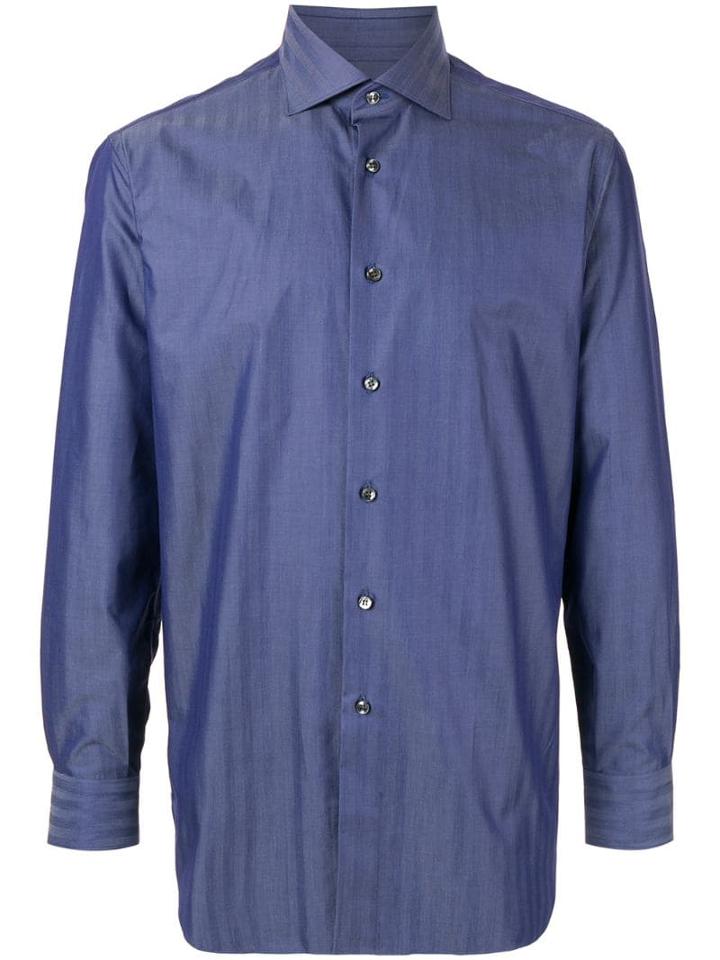 Brioni Chambray Shirt - Blue