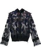 Sacai Transparent Patch Applique Bomber