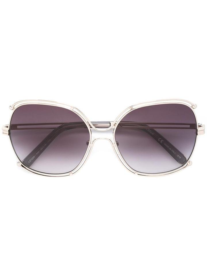 Chloe Eyewear - Nate Sunglasses - Women - Acetate/metal (other) - One Size, Grey, Acetate/metal (other)
