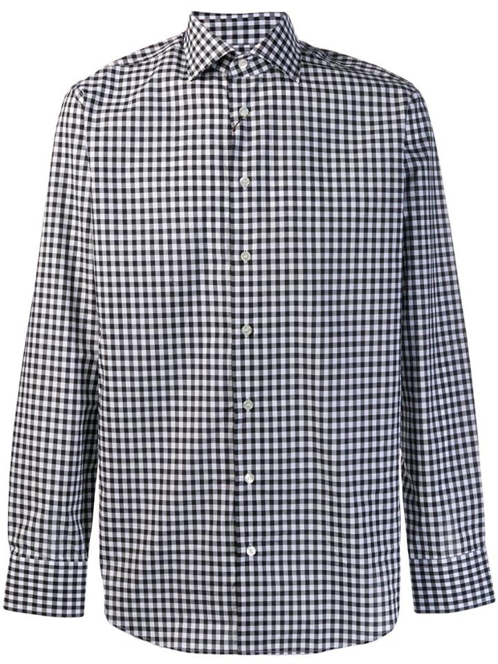 Etro Checked Shirt - Black