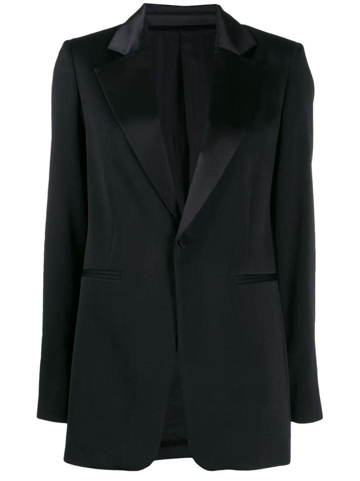 Joseph Stearn Deep V-neck Blazer - Black