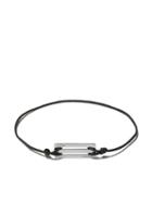 Le Gramme Cord Bracelet 25/10g - Silver/khaki