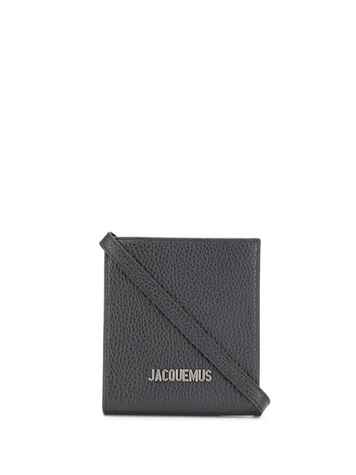 Jacquemus Logo Plaque Small Shoulder Bag - Black
