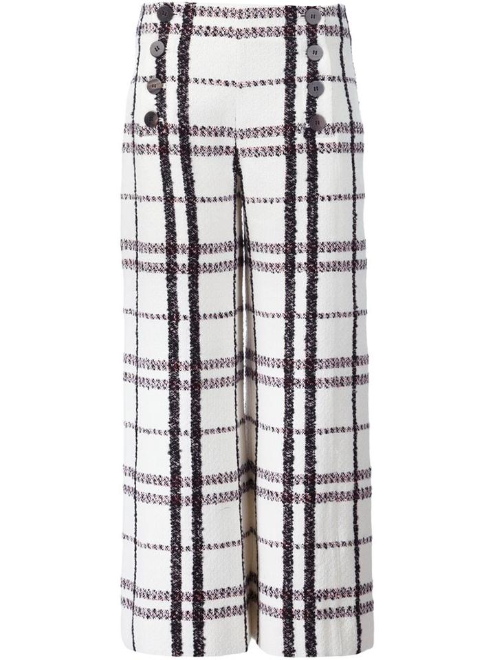 Derek Lam 10 Crosby Double-buttoned Flared Cropped Trousers