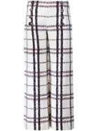 Derek Lam 10 Crosby Double-buttoned Flared Cropped Trousers
